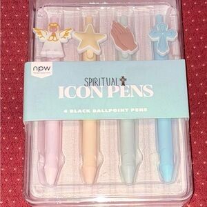 Spiritual Icon Pens Set - Set of 4 - NEW